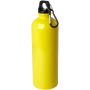Oregon 750 ml RCS certified single wall stainless steel water bottle with carabiner - Yellow