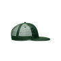 6 Panel Flat Peak Cap dark green one size 6 Panel Flat Peak Cap dark green one size