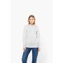 Damessweater met rits en capuchon Dark Khaki XS