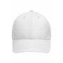 6 Panel Cap Bio Cotton white one size