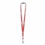 Polyester tubulaire keycord met metalen klem