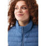 IQONIQ Meru dames gerecycled polyester bodywarmer, moon blue (XXS)