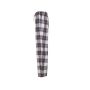 WOMEN'S TARTAN LOUNGE TROUSERS, WHITE/PINK CHECK, XS, SKINNIFIT WOMEN