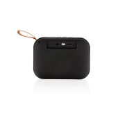 Fabric trend draadloze 3W speaker, zwart, zwart