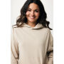 IQONIQ Yoho gerecycled katoen relaxed hoodie, desert (L)