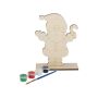 JENS Living Houten Schilderset Kerstman