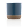 Geglazuurde keramische mok 360 ml, blauw