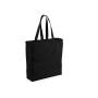 CANVAS CLASSIC SHOPPER, BLACK, One size, WESTFORD MILL