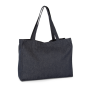 Grote shopper van denim Recycled Denim One Size
