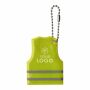 PVC sleutelhanger Cecily geel