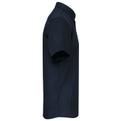 Overhemd in onderhoudsvriendelijk polykatoen-popeline korte mouwen heren Navy XS Overhemd in onderhoudsvriendelijk polykatoen-popeline korte mouwen heren Navy XS