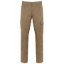 Unisex katoenen stretchbroek Camel 62 FR