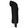 Ecologische herensweater met capuchon en ritssluiting Black 4XL