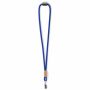 Polyester koord-keycord met bamboe plaatje
