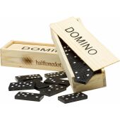 Domino-spel Enid | Gerecycled hout bruin