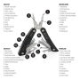 Solid multitool, zwart