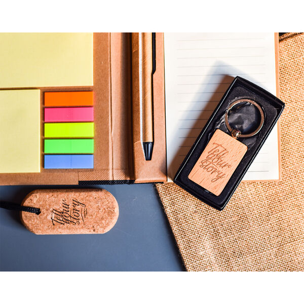 Plivat kurk sleutelhanger - Beige Plivat kurk sleutelhanger - Beige