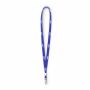 Polyester tubulaire keycord met metalen klem