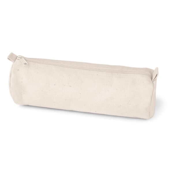 SCHOOLI. 100% canvas katoen (290 g/m²) pennenetui, met een cilindrisch design