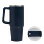 DRINK DELUXE - Vacuüm drinkbeker marineblauw DRINK DELUXE - Vacuüm drinkbeker marineblauw