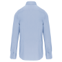Heren stretch overhemd lange mouwen Light Blue XS