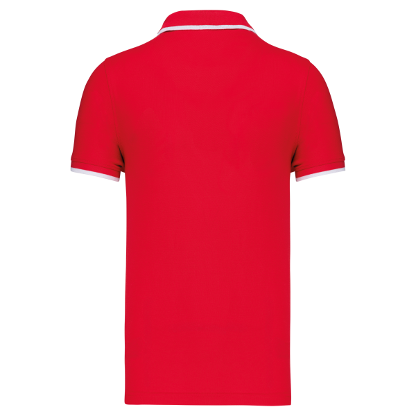 Polo manches courtes homme Red / White / Navy L Polo manches courtes homme Red / White / Navy L