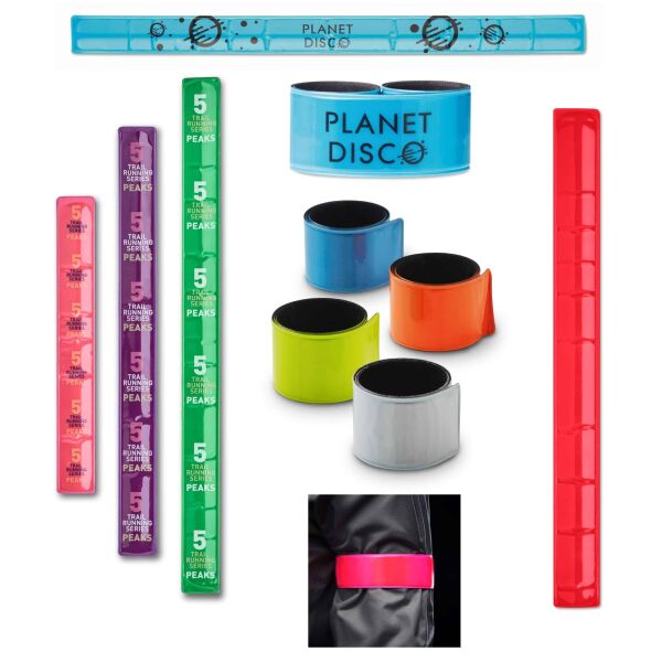Reflecterende krinkel armband all-over bedrukt