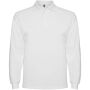 Estrella herenpolo met lange mouwen - Wit - 3XL