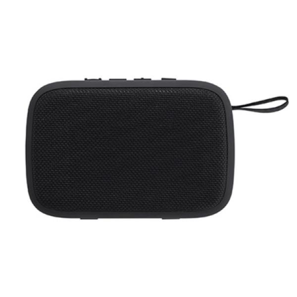 ARMIN Tweekleurige draadloze luidspreker met Bluetooth - zwart ARMIN Tweekleurige draadloze luidspreker met Bluetooth - zwart