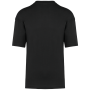Oversized T-shirt korte mouwen uniseks Black 3XL