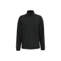 Verstelbaar fleecevest met elastische mouwboorden Black 6XL