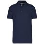 Piquépolo korte mouwen heren navy 4XL