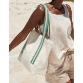 EarthAware® Organic Boat Bag - Natural/French Navy - One Size