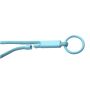 Tubyard lanyard met gerecycleerde plastic buis - IJsblauw