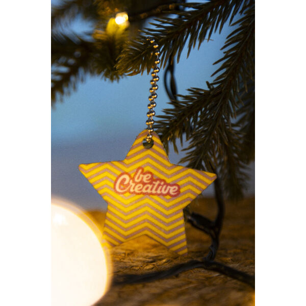 CreaFelt Key Xmas - aangepaste kerstsleutelhanger, ster CreaFelt Key Xmas - aangepaste kerstsleutelhanger, ster