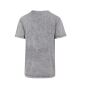 ACID WASHED TEE, GREY/BLACK, L, BUILD YOUR BRAND