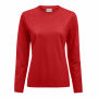 Heavier Pro L/S Lady t-shirt Red XS