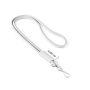 Polyester 2-kleurige koord-lanyard met full color label