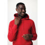 IQONIQ Rila lichtgewicht gerecycled katoen hoodie, rood (XXL)
