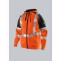 BP® Sweatjack met hoge zichtbaarheid en capuchon warning orange/anthracite XS