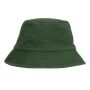 REVERSIBLE BUCKET HAT, NAVY / BOTTLE GREEN, S/M, NEUTRAL