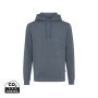 Iqoniq Torres gerecycled katoen hoodie ongeverfd, heather navy (XXL)