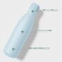 Thermosfles - Licht Blauw - 500 ml