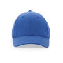 Milo AWARE™ recycled heather 6 paneel cap 200gr, blauw