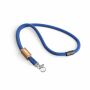 Polyester koord-keycord met bamboe plaatje