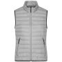 Ladies' Down Vest silver melange/graphite S