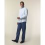 Stanley Styler Shirt - Het heren popeline overhemd - Summer Blue (4XL)