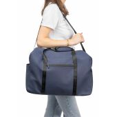 Gerecyclede PU dufflebag Mirae zwart