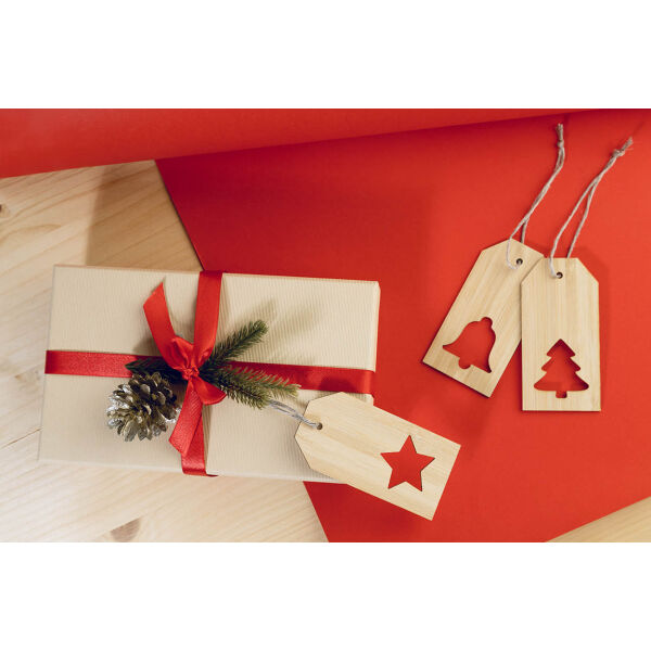 BamTag - bamboe cadeau label, ster BamTag - bamboe cadeau label, ster