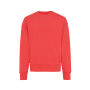IQONIQ Kruger gerecycled katoen relaxed sweater, luscious red (L)
